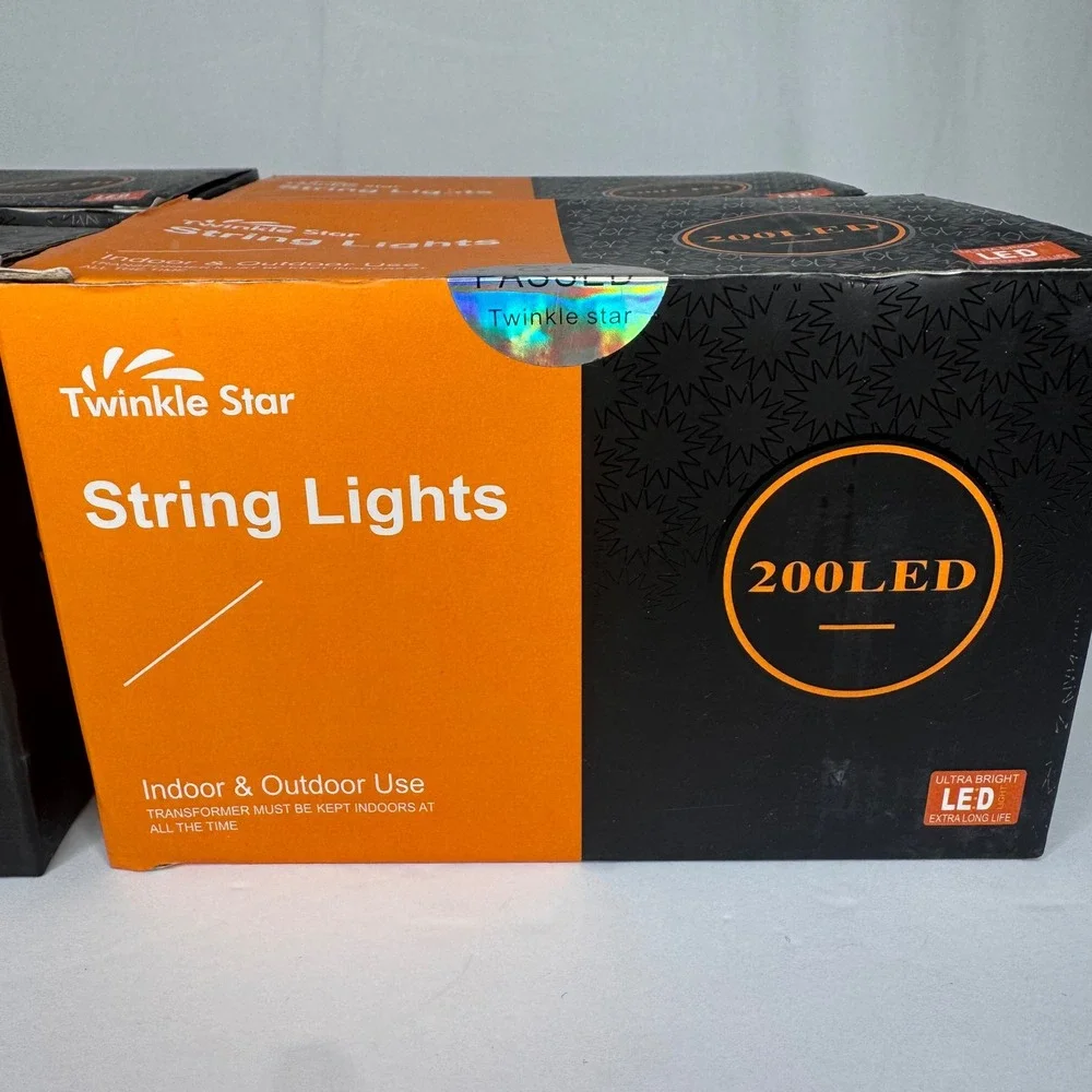 Fairy Lights 200 LED Copper Wire String Lights Indoor Outdoor 83ft Lot 2